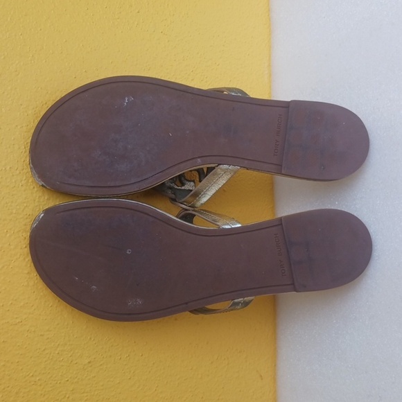 TORY BURCH Miller Gold Women's Sandal - Picture 4 of 8
